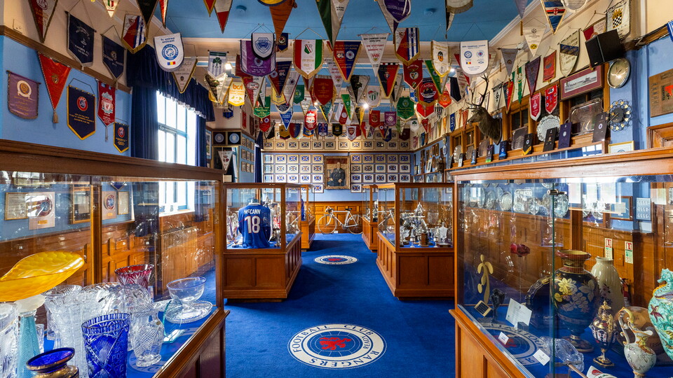 Trophy Room at Ibrox Stadium