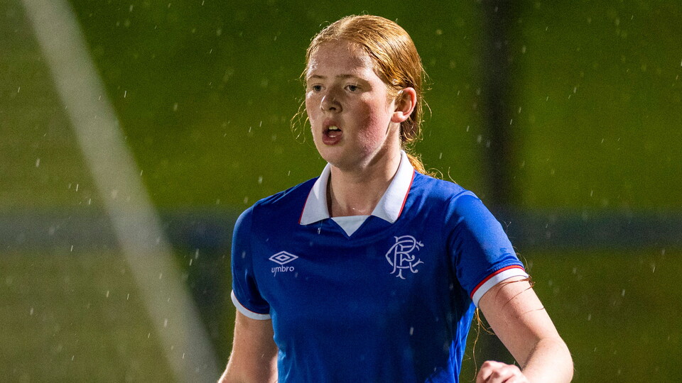 Rangers Girls Academy Training at the Rangers Training Centre.