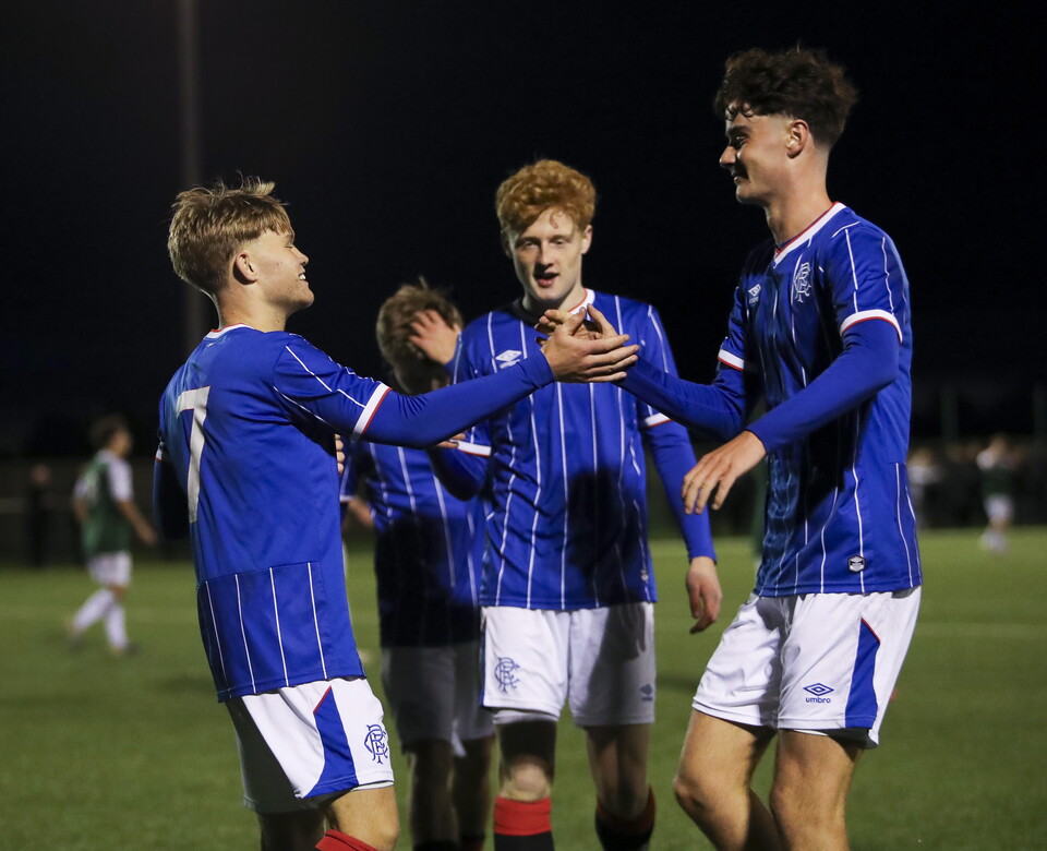 010926 Hibernian v Rangers U19, Alexander Smith Goal Celebration
