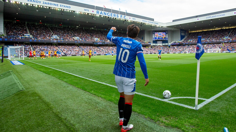 050926 Rangers v Aberdeen, Minsu Kim