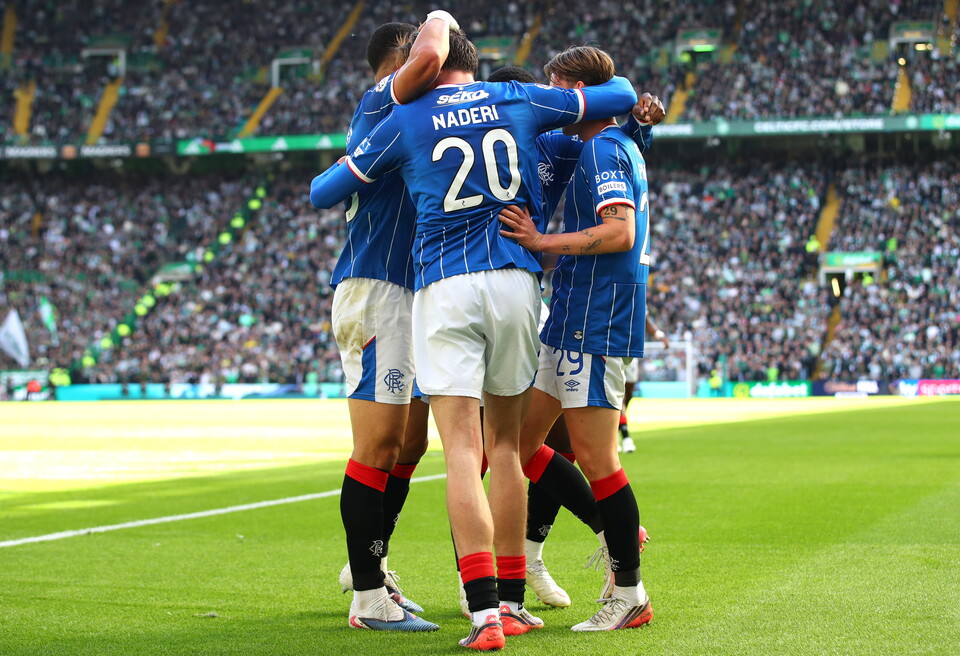 200926 Celtic v Rangers, Ryan Naderi Goal Celebration