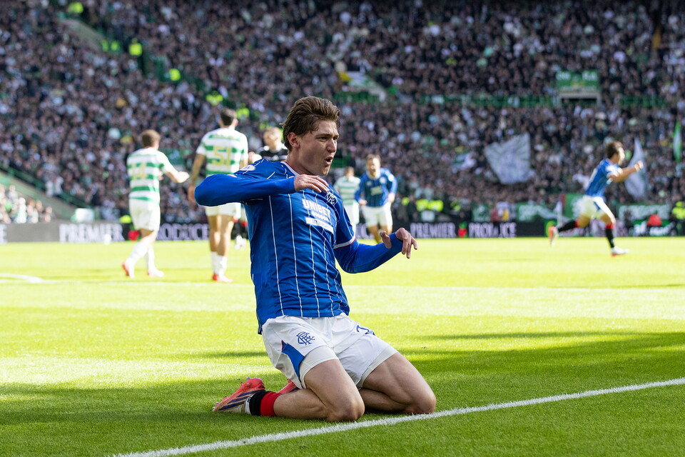 200926 Celtic v Rangers, Ryan Naderi Goal Celebration