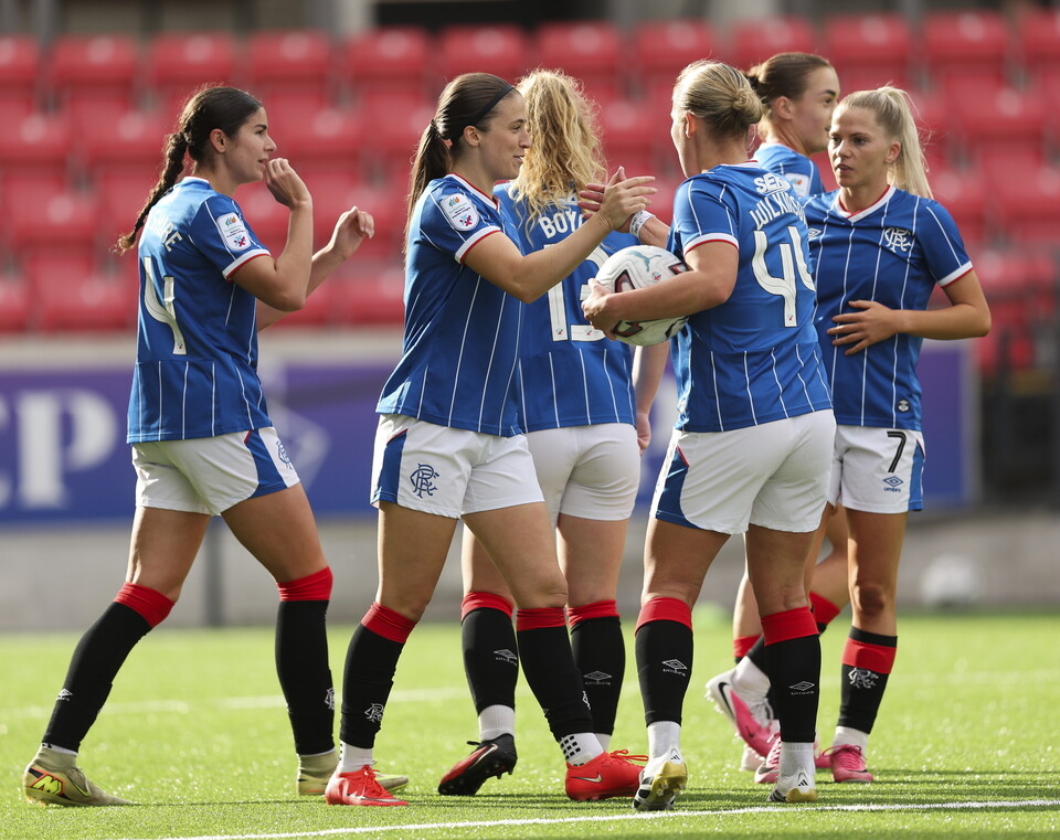 200926 Rangers v Aberdeen, Laura Berry Goal Celebration