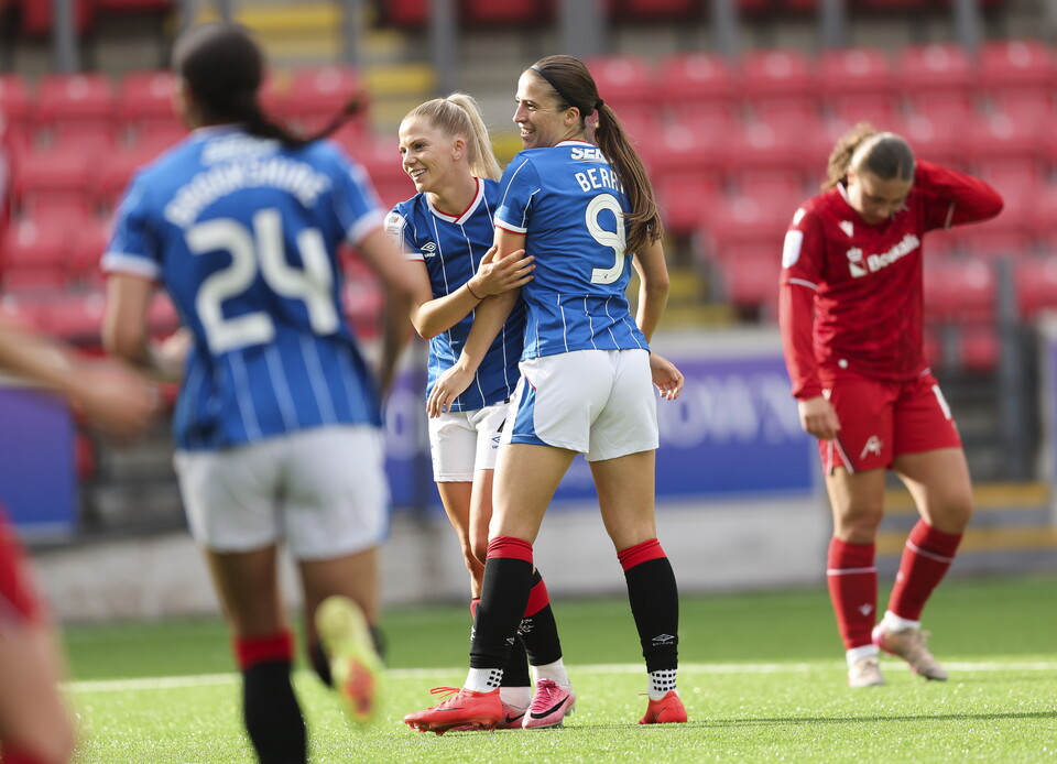 200926 Rangers v Aberdeen, Laura Berry Goal Celebration