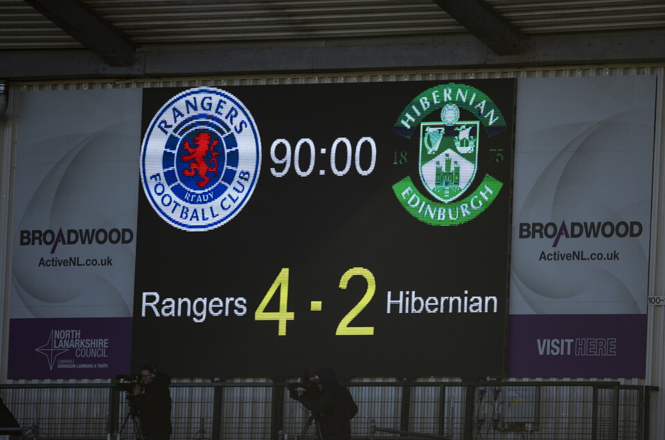 181026 Rangers WFC vs Hibernian