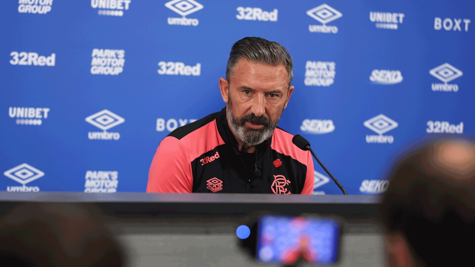 231026 Press Conference, Derek McInnes