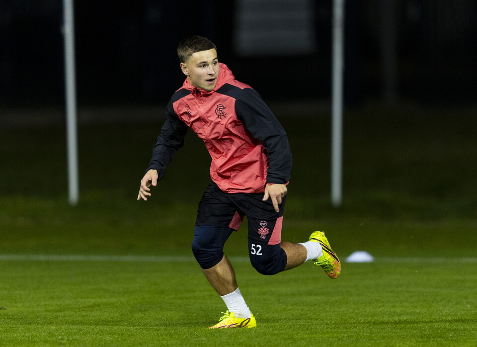 Kyle Glasgow in training