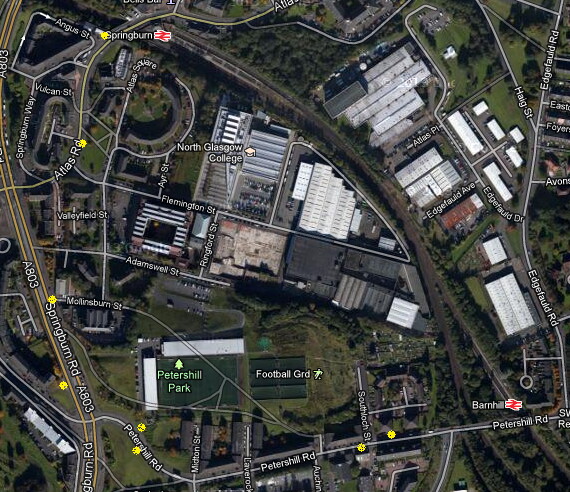 Petershill Park Map