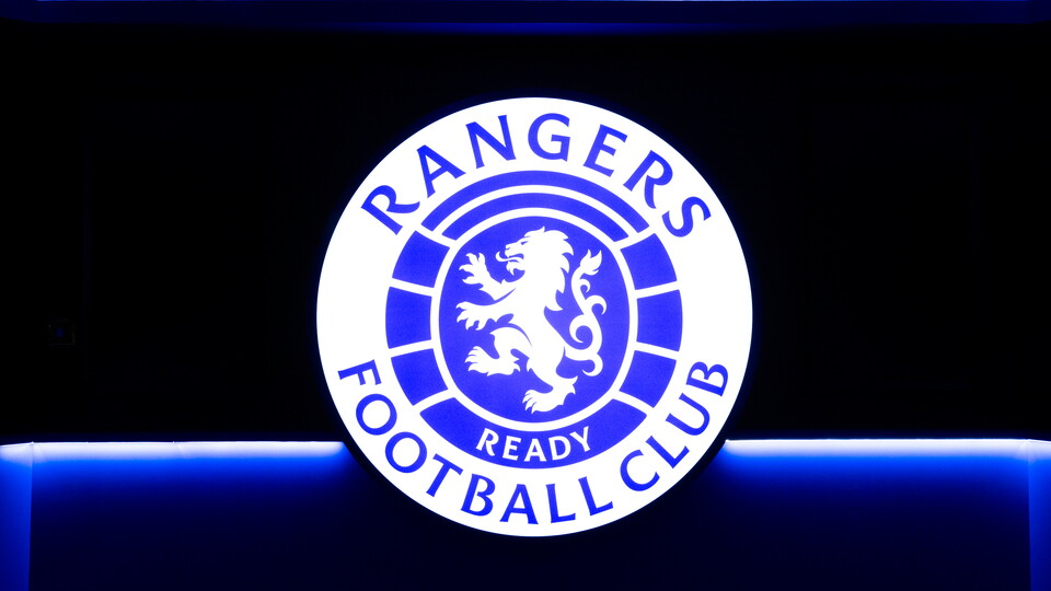 Rangers Crest In Tunnel