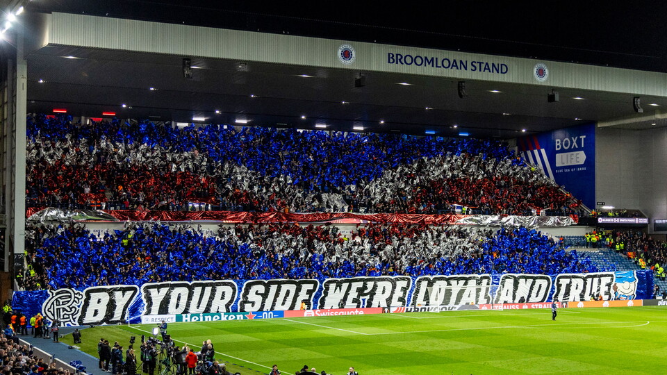 Rangers v Sparta Prague Fan Display