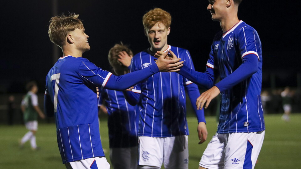010926 Hibernian v Rangers U19, Alexander Smith Goal Celebration