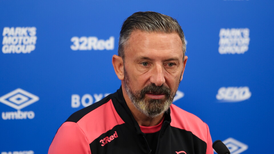 180926 Press Conference, Derek McInnes