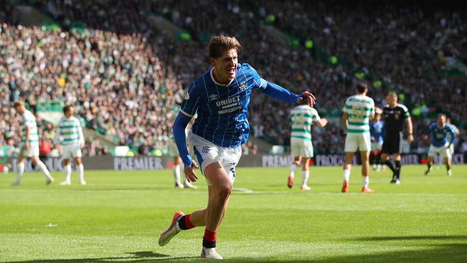 200926 Celtic v Rangers, Ryan Naderi Goal Celebration