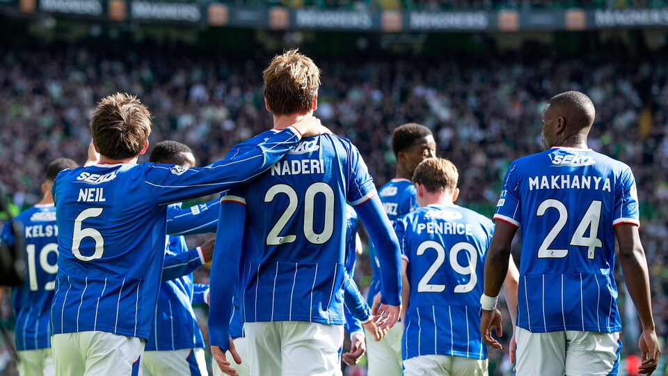 200926 Celtic v Rangers, Ryan Naderi Goal Celebration