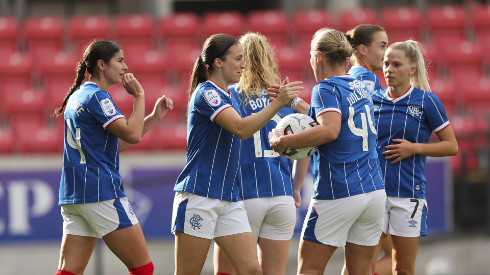 200926 Rangers v Aberdeen, Laura Berry Goal Celebration