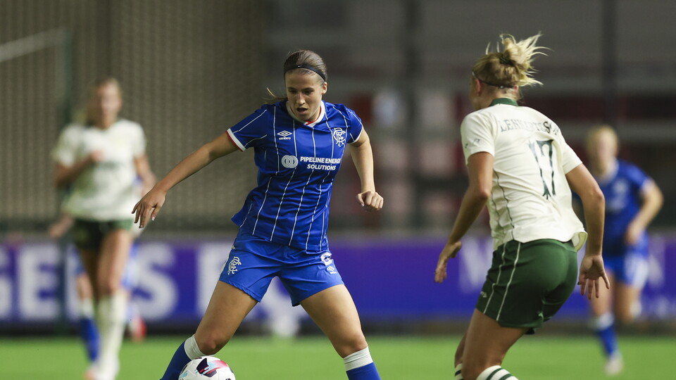 Laura Berry in action against Hammarby