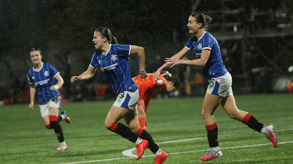 211026 Glasgow City vs Rangers WFC, Laura Berry Goal Celebration