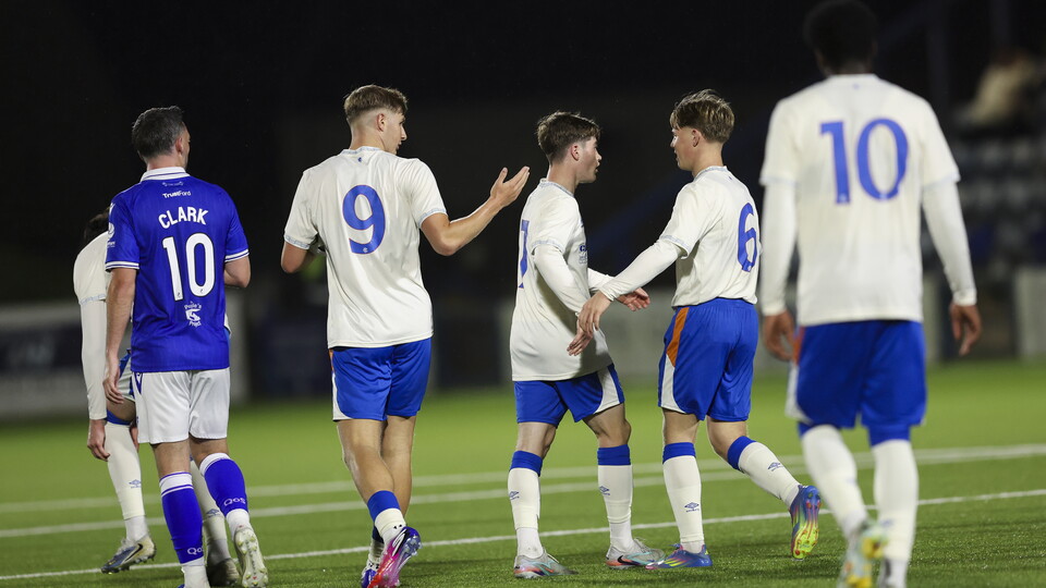 Rangers Under-19s celebrate