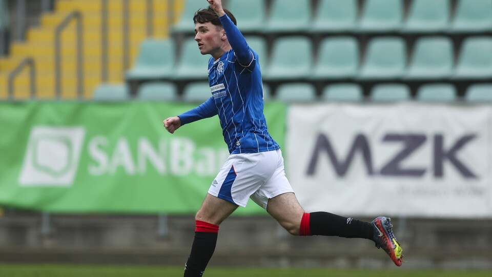 Coben Fergusson celebrates
