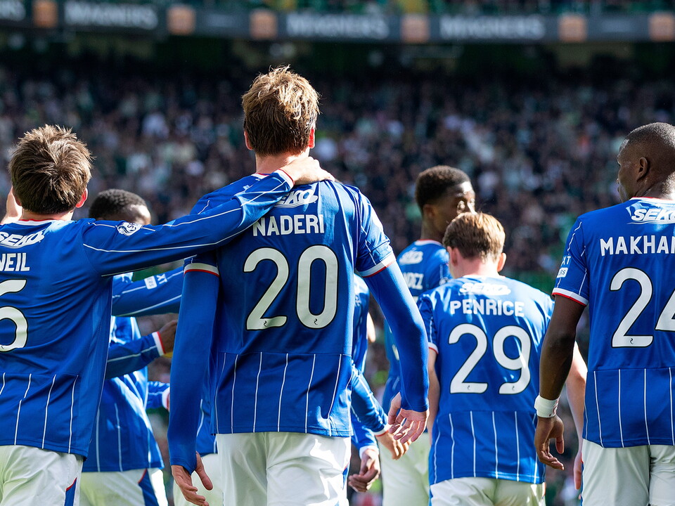 200926 Celtic v Rangers, Ryan Naderi Goal Celebration