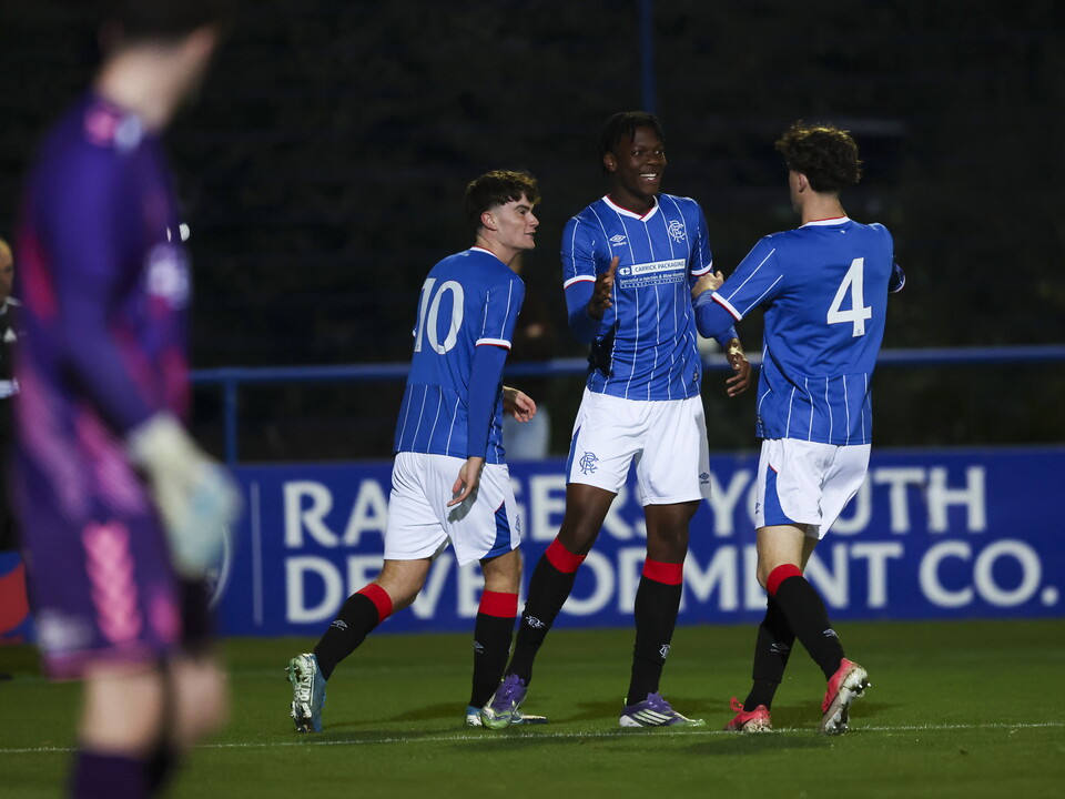 Corey Ngwenya celebrates with James Reid and Cameron Fernie