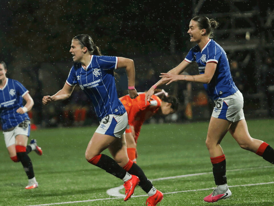 211026 Glasgow City vs Rangers WFC, Laura Berry Goal Celebration