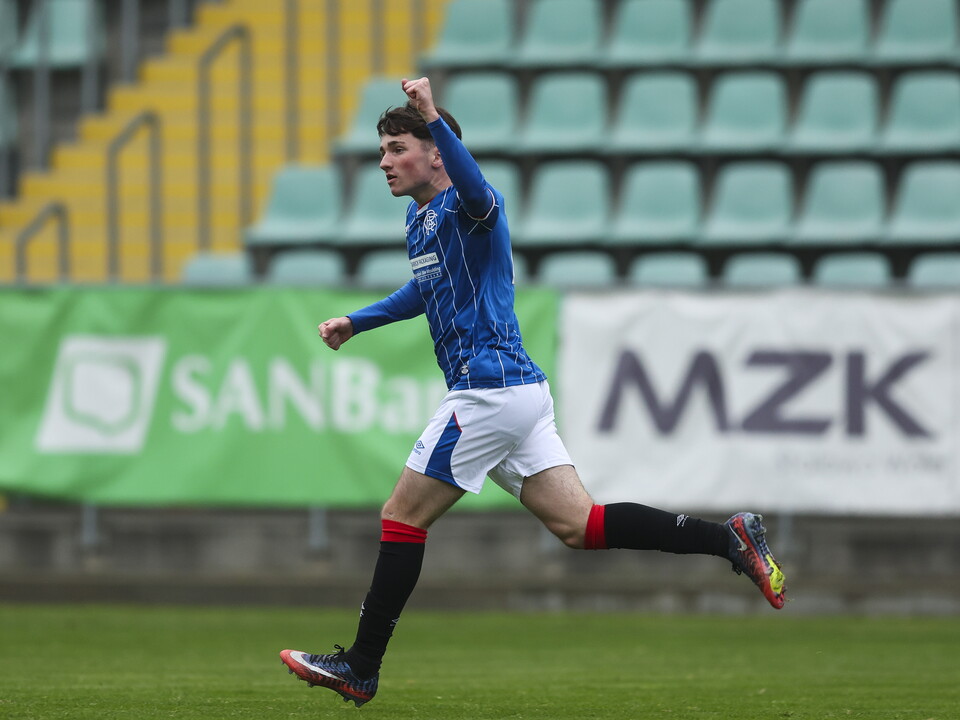 Coben Fergusson celebrates