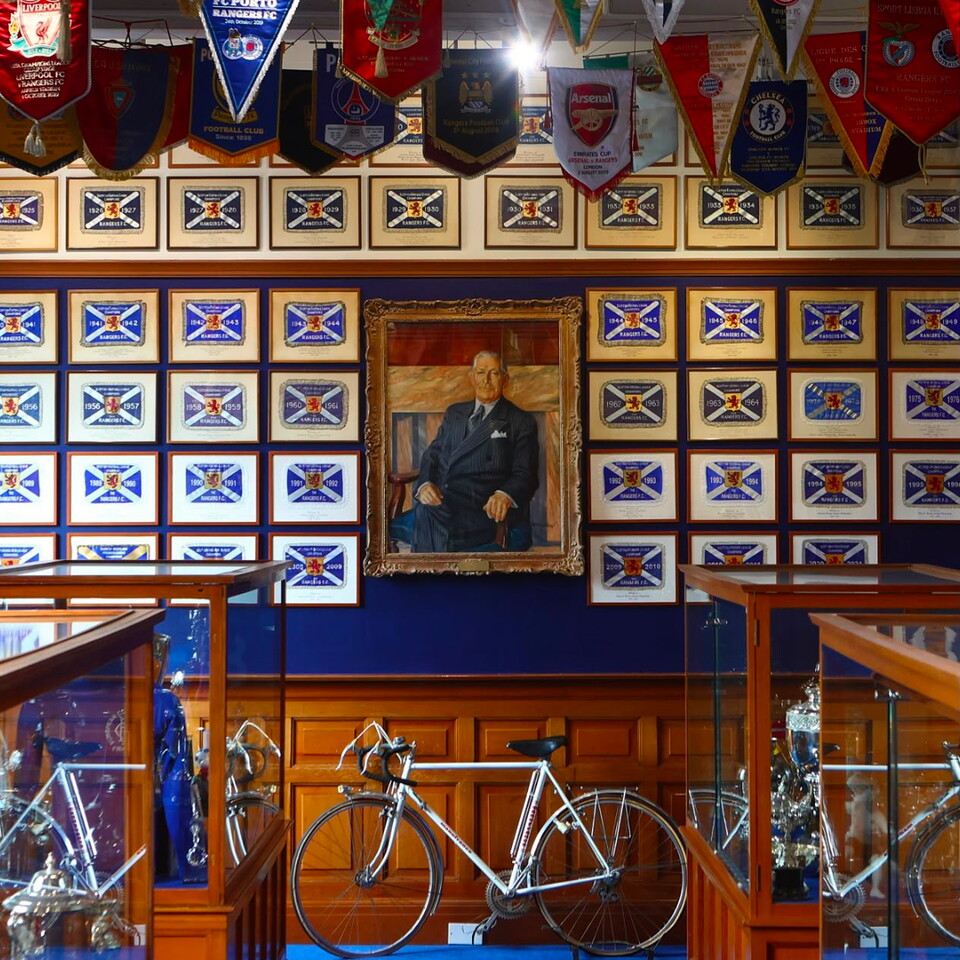 Trophy Room at Ibrox Stadium